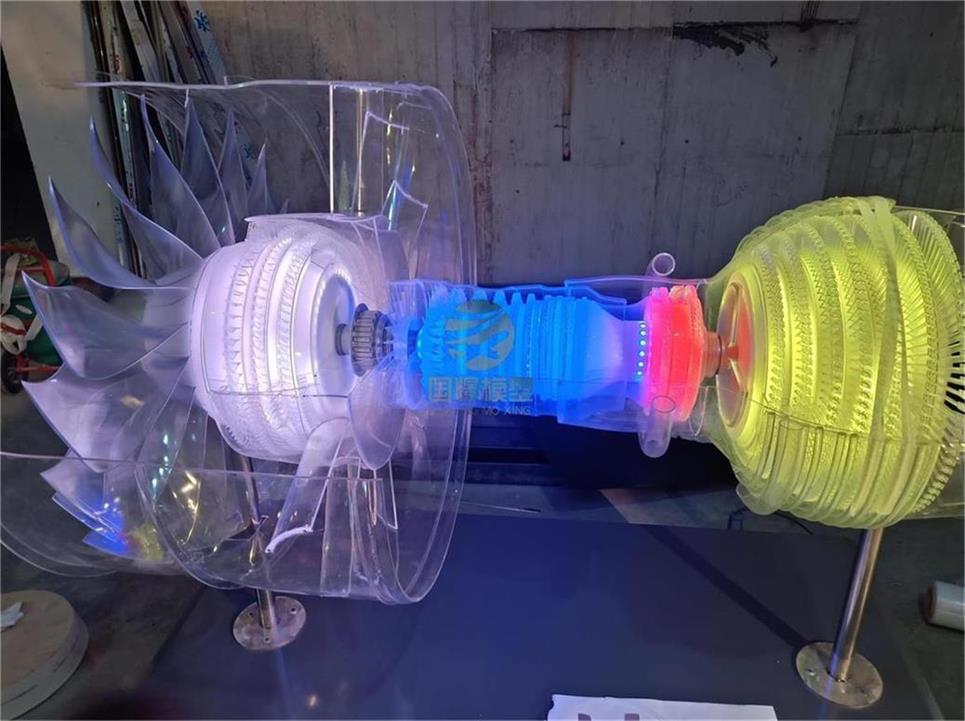 巴彦卓尔飞机发动机模型