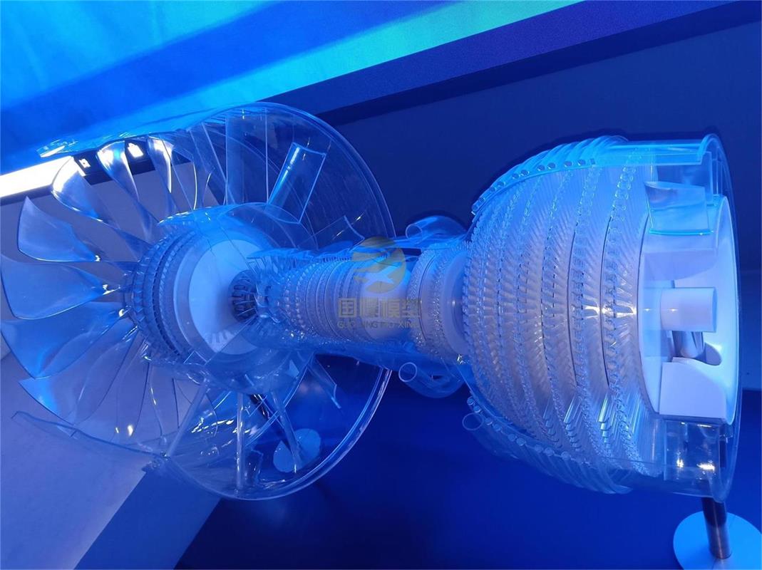 巴彦卓尔飞机发动机模型