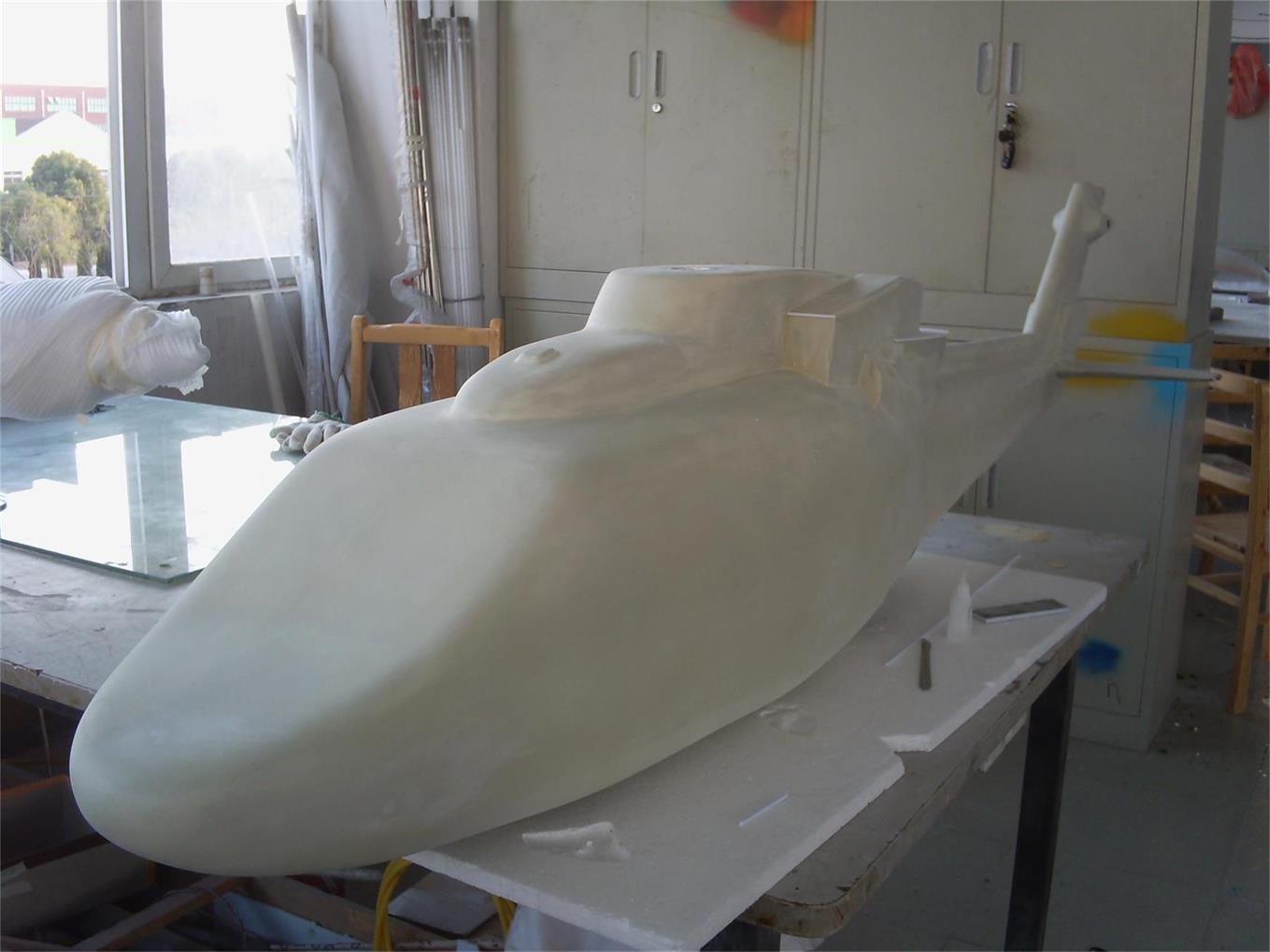 巴彦卓尔直升机模型